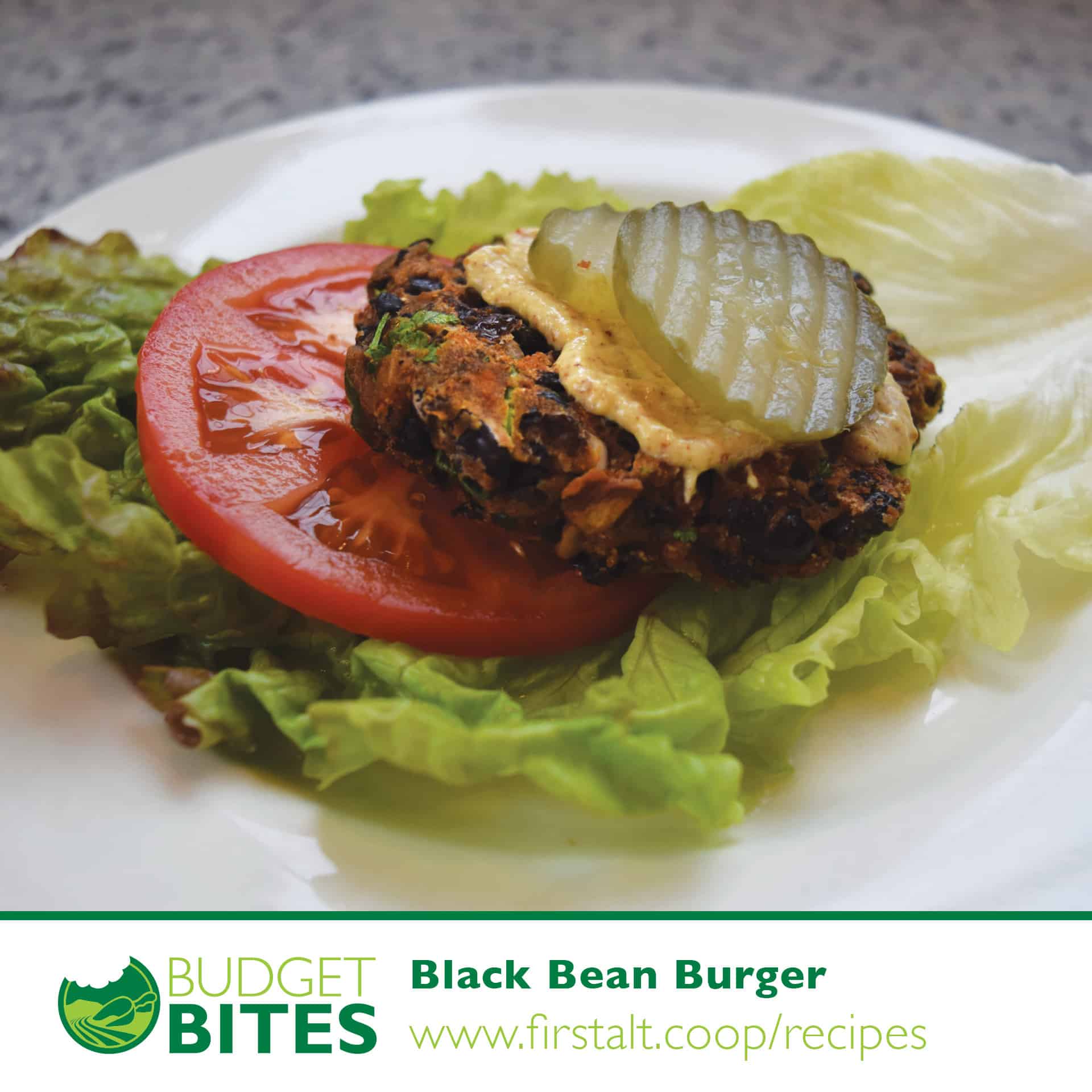 Budget Bites Online – Black Bean Burger
